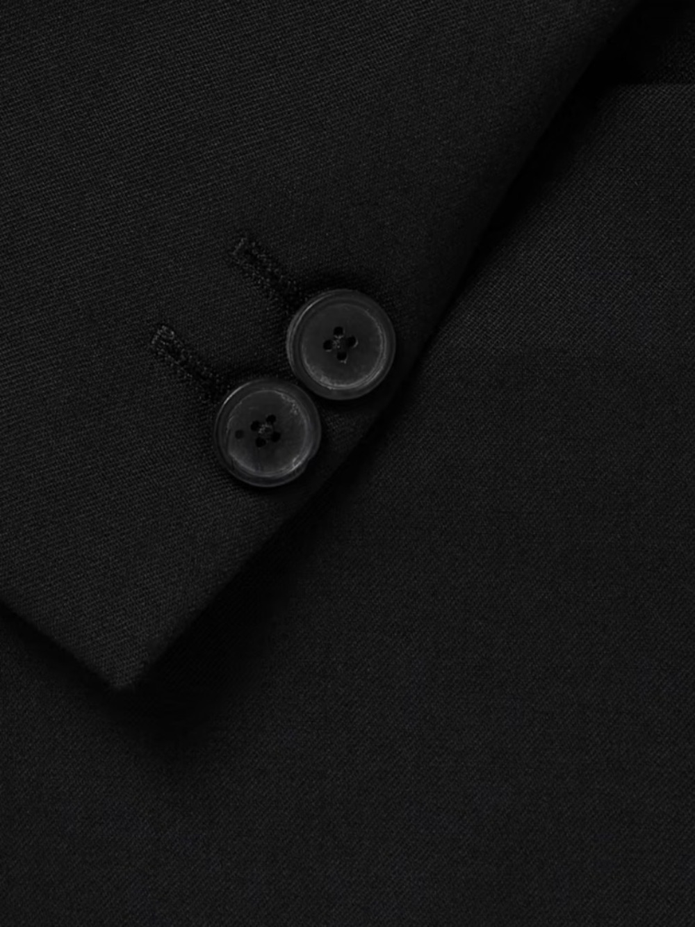 NWT Mr P. Men's Slim-fit wool-twill suit jacket Size 36 - Picture 4 of 5